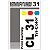 Etiqueta para Cartucho Canon 31 Color (CL 31) - 10 Unidades - Imagem 1