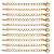 Extensor Para Chockers e Colares (Corrente + Fecho) Pcte  c / 5 unid. - Imagem 1