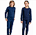 Conjunto Térmico Flanelado Infantil - Marinho - Imagem 1