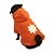 Moletom para cachorro com capuz laranja e margarida - Imagem 1