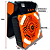 Ventilador Portátil Albatroz x99 c/ LED e Placa Solar - Recarregável - Imagem 2
