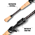 Vara Saint Hammer 2,10m 50lbs - Para Carretilha - Imagem 4