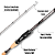 Vara Saint Hammer 2,10m 50lbs - Para Carretilha - Imagem 3