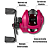 Carretilha Kawana K6000 BG 6 Rolamentos Drag 6,5kg - Rosa - Imagem 3