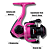 Molinete Kawana Joker Mini Rosa 4 Rolamentos - Imagem 2
