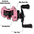Carretilha Albatroz Kairos 6 Rolamentos Drag 9kg - Rosa - Imagem 4