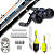 Kit Completo Pesqueiro 02 - Vara e Carretilha - Imagem 1