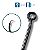 Anzol Crown In Line Circle Black 6und - Imagem 8