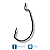 Anzol Crown Offset EWG 5und - Imagem 2