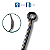 Anzol Crown Offset EWG Lastreado 5und - Imagem 2