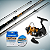 Kit Molinete Shimano FX 4000 + Vara Shimano FX 1,98m 17lbs - Imagem 1