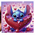 PALETA DE SOMBRAS STITCH CORAÇÃO - Imagem 1
