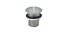 Válvula Para Tanque Metal Cromado 1. 1/4'' Com Tampão PVC - Imagem 1