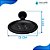 Kit Acessório Para Banheiro 05 Peças Aço Inox Preto Fosco - Imagem 2
