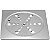 Grelha Inox Quadrada 150 mm Sem Caixilho – Para Ralos e Áreas Úmidas Banheiro Cozinha - Imagem 1