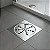 Ralo Grelha Tampa Inox Quadrada Cromada 10 x 10 Cm Sem Caixilho Para Banheiro Áreas Externas - Imagem 2