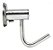 Porta Toalha Rosto Simples Gancho Cabide Aço Inox - Imagem 3