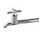 Torneira Cozinha Pia Parede Metal Cromado Reta Longa 18 Cm Para Áreas de Serviço e Lazer - Imagem 8