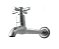 Torneira Cozinha Pia Parede Metal Cromado Reta Longa 18 Cm Para Áreas de Serviço e Lazer - Imagem 6