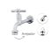 Torneira de Parede Pia para Cozinha Metal Cromado com Arejador 18 cm 1/4 Volta - Área de Lazer / Área Serviço / Gourmet - Imagem 9