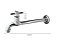 Torneira de Parede Pia para Cozinha Metal Cromado com Arejador 18 cm 1/4 Volta - Área de Lazer / Área Serviço / Gourmet - Imagem 4