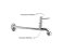 Torneira Cozinha Parede Metal Cromado 1159 C61 Com Arejador 22 Cm 1/4 Volta - Imagem 3