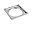 Porta Ralo Grelha Click Quadrado Aço Inox 10 x10 Cm - Imagem 3
