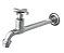 Torneira Para Cozinha Pia Tanque Reta Em Metal Cruzeta Luxo Com Arejador 18 Cm - Imagem 1