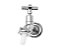 Torneira Para Tanque e Jardim Metal Cromada Luxo  ¼ Volta Com Bico 3/4 x 1/2 - Imagem 6