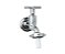 Torneira Para Tanque e Jardim Metal Cromada Luxo  ¼ Volta Com Bico 3/4 x 1/2 - Imagem 4