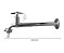 Torneira Para Cozinha Pia Parede Tanque Em Metal Com Bico Para Mangueira - Longa 18 Cm 3/4x1/2 - Imagem 6