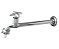 Torneira Para Cozinha Pia Parede Tanque Em Metal Com Bico Para Mangueira - Longa 18 Cm 3/4x1/2 - Imagem 1
