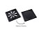 Ralo Grelha Preta Fosco Quadrado Inox 15 x 15 Cm com Suporte Abre e Fecha Anti Inseto Anti Odor - Imagem 3