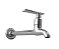 Torneira Cozinha Pia Parede Reta Metal Longa 18 Cm Acionamento 1/4 Volta Luxo - Imagem 1