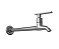 Torneira Cozinha Pia Parede Reta Metal Longa 18 Cm Acionamento 1/4 Volta Luxo - Imagem 7