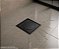 Ralo Click Inteligente Quadrado Preto Fosco Aço Inox 10 x 10 Com Suporte Caixilho Completo - Imagem 2