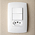 CJ DUPLO PARALELO + TOMADA 20A 4X2 - BLUX HOME BRANCO - Imagem 1