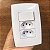 CJ SIMPLES + TOMADA DUPLA 10A - 4X2 BLUX HOME BRANCO - Imagem 3