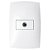 CJ ANTENA/TV COAXIAL 4X2 - BLUX HOME BRANCO - Imagem 1