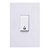 CJ INTERRUPTOR PULSADOR DE CAMPAINHA VERTICAL 4X2 - RECTA BRANCO GLOSS - Imagem 1