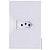 CJ TOMADA 10A HORIZONTAL 4X2 - RECTA BRANCO GLOSS - Imagem 1