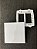 PLACA CEGA  COM SUPORTE 4X4  - RECTA BRANCO GLOSS - Imagem 2