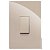 CJ INTERRUPTOR INTERMEDIARIO VERTICAL 4X2 - RECTA AREIA GLOSS - Imagem 1