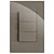 CJ INTERRUPTOR TRIPLO (2 SIMPLES + 1 PARALELO) 4X2 - RECTA FENDI GLOSS - Imagem 1