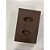 CJ TOMADA DUPLA 10A SEPARADO 4X2  - RECTA CHOCOLATE GLOSS - Imagem 3