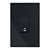 CJ INTERRUPTOR PULSADOR CAMPAINHA VER. 4X2 - RECTA BLACK SATIN FOSCO - Imagem 1