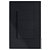 CJ INTERRUPTOR TRIPLO PARALELO 4X2 - RECTA BLACK SATIN FOSCO - Imagem 1