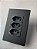 CJ TOMADA TRIPLA 10A 4X2  - RECTA BLACK SATIN FOSCO - Imagem 4