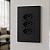 CJ TOMADA TRIPLA 20A 4X2 - RECTA BLACK SATIN FOSCO - Imagem 1