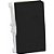 MODULO INTERRUPTOR SIMPLES - RECTA BLACK SATIN FOSCO - Imagem 1